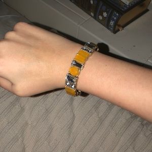 J-Crew Elastic Jeweled Bracelet